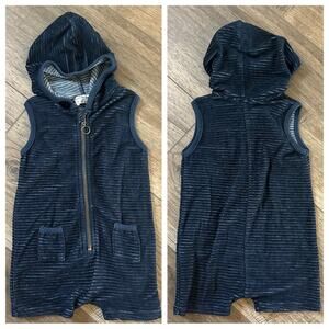 1+ in the Family, Nuoro Hooded Romper, Zip Up, Infant, Size 9m